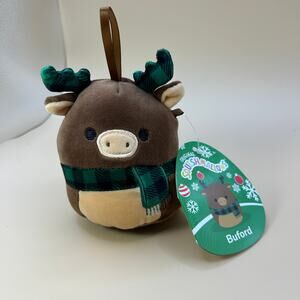 Squishmallows Ornament Buford Moose Acting as a Bear NWT